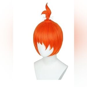 NWT Pebbles Orange Wig With Bone
